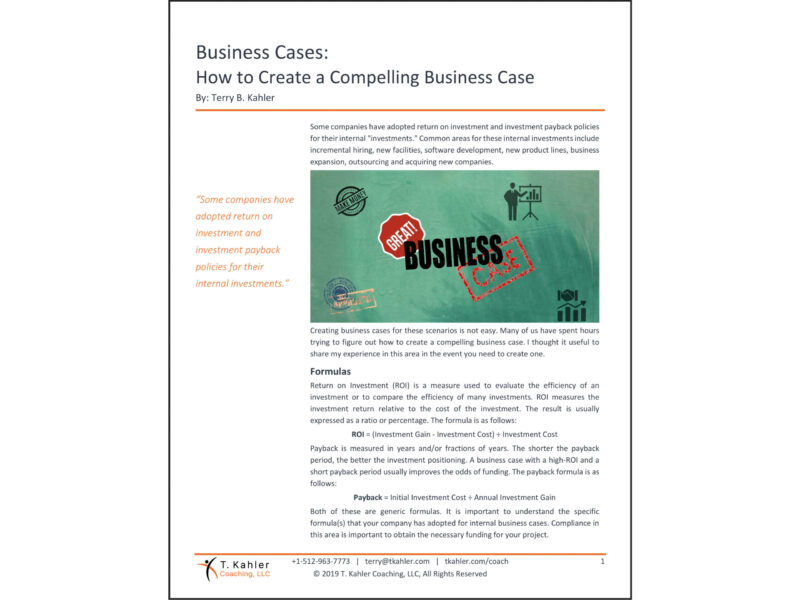 How to Create a Compelling Business Case Article in PDF